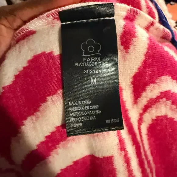 Farm Rio Multicolored Hearts Fleece Coat - Picture 12 of 15